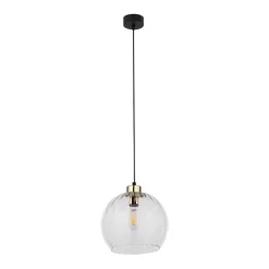 TK Lighting Pendelleuchte rund Glas Ø 25 cm höhenverstellbar E27* Hängelampen|Esszimmer Lampen