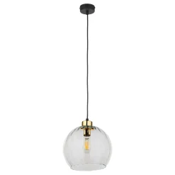 TK Lighting Pendelleuchte rund Glas Ø 25 cm höhenverstellbar E27* Hängelampen|Esszimmer Lampen