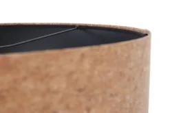 BPS Koncept Pendelleuchte rund Natur Schwarz Ø 40 cm E27 Kork* Hängelampen|Moderne Lampen