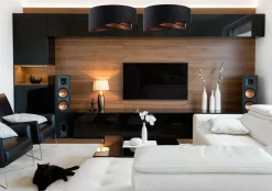 BPS Koncept Pendelleuchte rund Stoff D: 50 cm E27 in Schwarz Kupfer* Bürolampen|Schlafzimmer Lampen