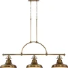 Elstead Pendelleuchte RURAL Messing Lampe 3xE27 L:133cm* Hängelampen|Industrie Lampen