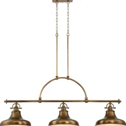 Elstead Pendelleuchte RURAL Messing Lampe 3xE27 L:133cm* Hängelampen|Industrie Lampen