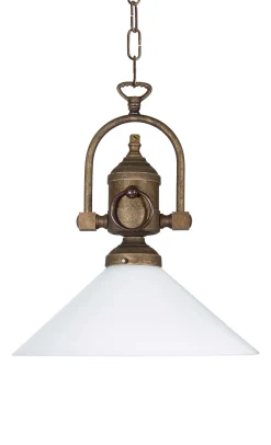 Giovanni Battista Pendelleuchte Rustikal Weiß* Hängelampen|Esszimmer Lampen