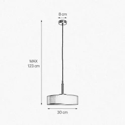 Giovanni Battista Pendelleuchte Schwarz Gold E27 Ø 30 cm Messing Eisen* Hängelampen|Feuchtraumleuchten