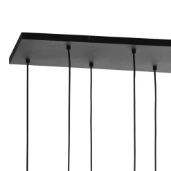 Best TK Lighting Pendelleuchte Schwarz Graphit 8xE27 Esstisch Lampe