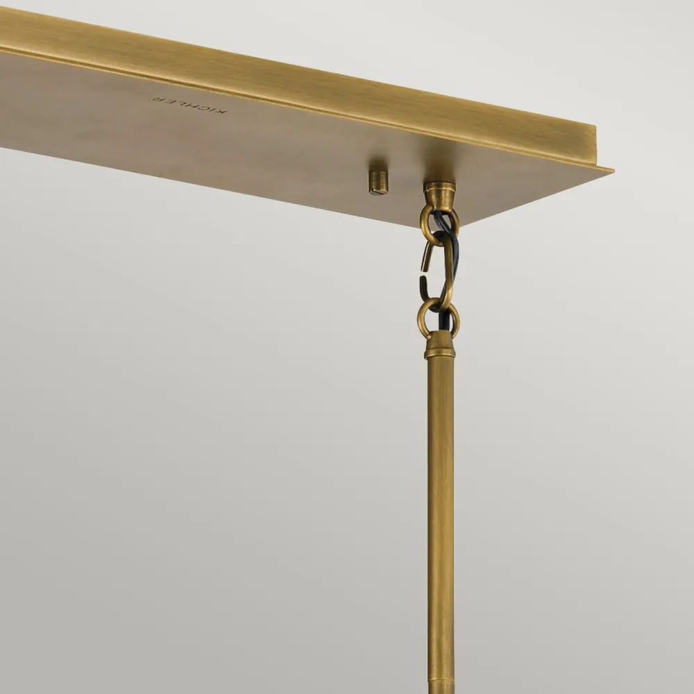 Best Elstead Pendelleuchte Schwarz Messing B: 101,6 cm 5x E27 Metall