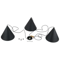 TK Lighting Pendelleuchte Schwarz XXL verstellbar 3-flammig E27 CODY* Hängelampen|Esszimmer Lampen