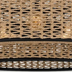 Clearance Elstead Pendelleuchte Seil Metall D: 50,8 cm H: max. 233,3 cm Boho