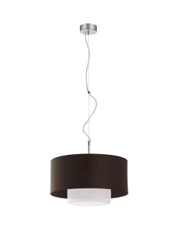 Jupiter Pendelleuchte Stoff Glas Ø35cm Esszimmer Lampe* Moderne Lampen|Stofflampen