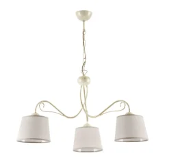 Jupiter Pendelleuchte Stoff Schirm Ø80cm Esstisch LOCOLA* Stofflampen|Wohnzimmerlampen