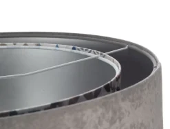 BPS Koncept Pendelleuchte Stoffschirm Ø 50 cm Grau Beige Silber E27* Bürolampen|Schlafzimmer Lampen