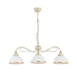 Jupiter Pendelleuchte Weiß antik DELMARE Esstisch Lampe* Hängelampen|Esszimmer Lampen