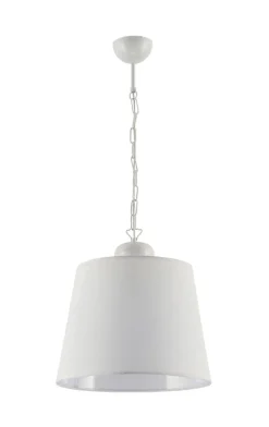 Jupiter Pendelleuchte Weiß Ø38cm wohnlich LOCOLA Esszimmer* Hängelampen|Esszimmer Lampen