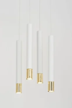 Sigma Pendelleuchte Weiß Gold Modern Metall Esstisch THEANO* Hängelampen|Moderne Lampen