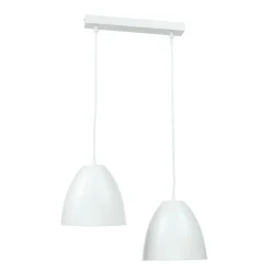 Easylight Pendelleuchte Weiß Gold verstellbar E27 2-flammig* Hängelampen|Esszimmer Lampen