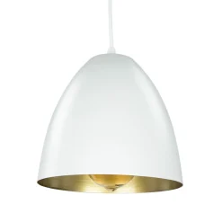 Easylight Pendelleuchte Weiß Gold verstellbar E27 2-flammig* Hängelampen|Esszimmer Lampen