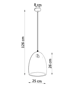 Online Sollux Pendelleuchte Weiß Keramik Ø 25 cm bemalbar E27