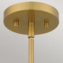 Elstead Pendelleuchte Weiß Messing antik H: max. 130,9 cm Metall E27* Hängelampen|Wohnzimmerlampen