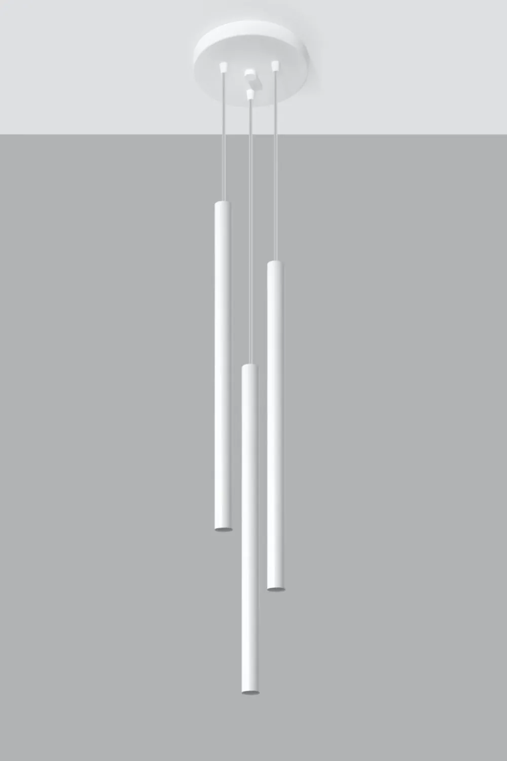 Sollux Pendelleuchte Weiß Metall 3-flammig G9 PETERA Küche* Hängelampen|Esszimmer Lampen