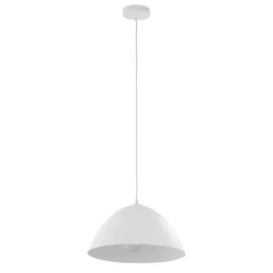 TK Lighting Pendelleuchte Weiß Metall Ø 33,5 cm Modern schlicht* Hängelampen|Moderne Lampen