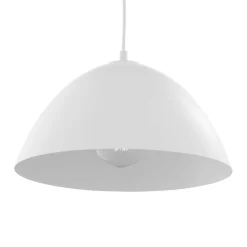 TK Lighting Pendelleuchte Weiß Metall Ø 33,5 cm Modern schlicht* Hängelampen|Moderne Lampen