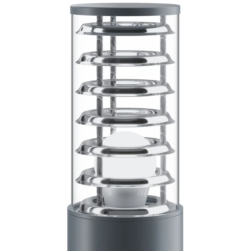 Maytoni Pollerleuchte Aluminium 79,6 cm IP54 Grau E27 rund* Wegeleuchten|Moderne Außenleuchten