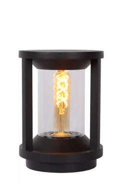 Pollerleuchte Aluminium Schwarz 22 cm klein IP65 Garten