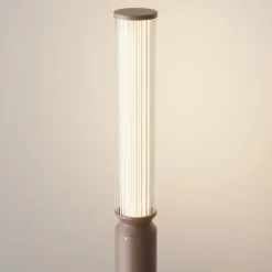 Maytoni Pollerleuchte LED Aluminium Glas 78,5 cm IP65 rund* Moderne Außenleuchten|Wegeleuchten