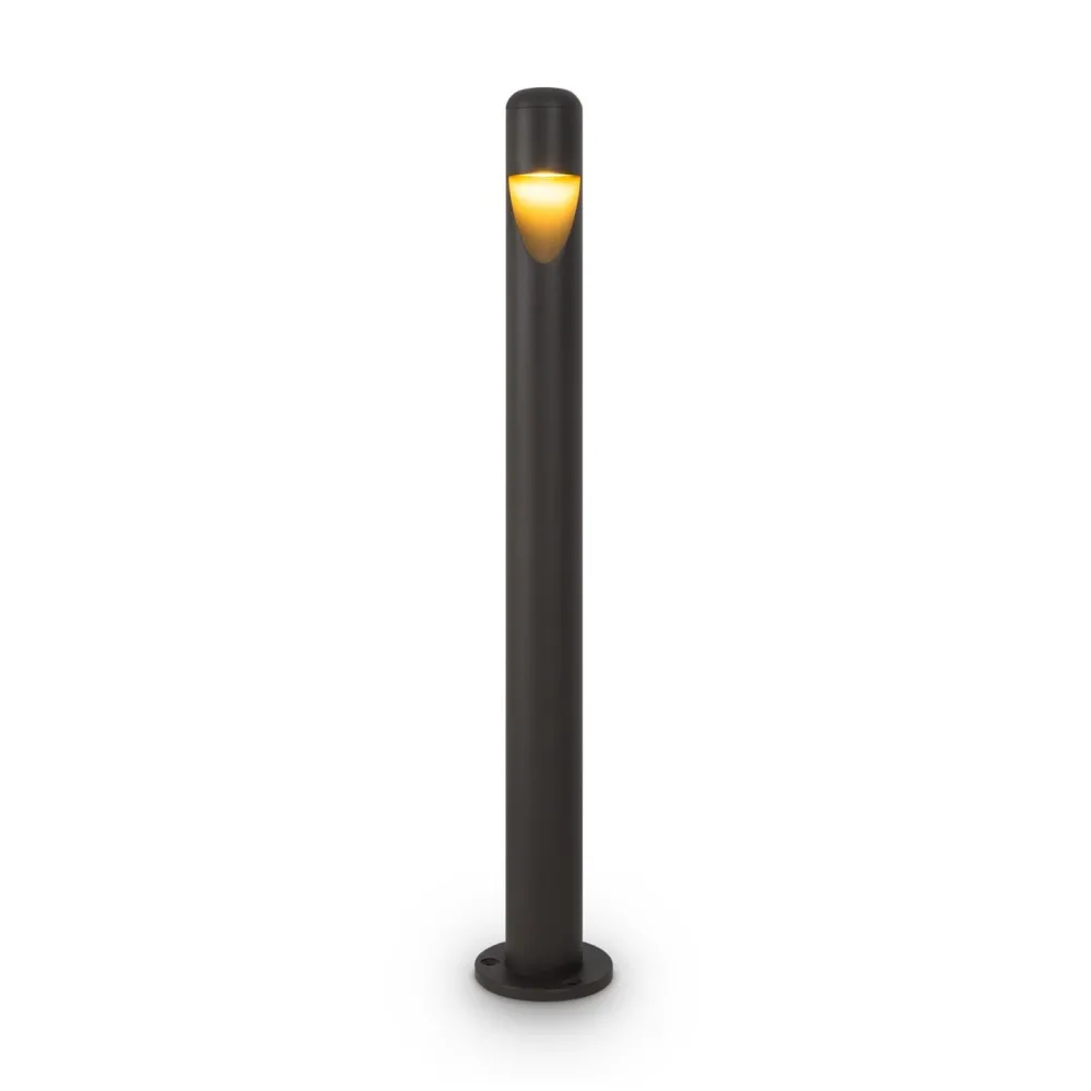 Outlet Maytoni Pollerleuchte LED Metall 60 cm hoch IP65 Graphit rund