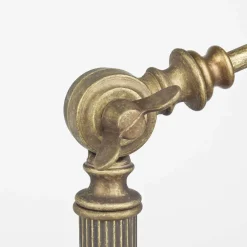 Giovanni Battista Premium Bankerlampe aus Messing in Antik Bronze Tischleuchte* Glaslampen|Metall Lampen