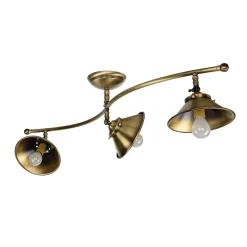 Giovanni Battista Premium Deckenleuchte Bronze Antik 3-flmg* Deckenleuchten|Spots