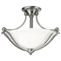 Elstead Premium Deckenleuchte Glas Schirm Ø49cm VERVE* Wohnzimmerlampen|Glaslampen