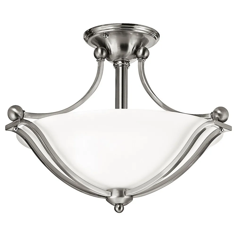 Elstead Premium Deckenleuchte Glas Schirm Ø49cm VERVE* Wohnzimmerlampen|Glaslampen