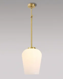 Giovanni Battista Premium Deckenleuchte Messing Glas verstellbar Esstisch* Deckenleuchten|Flurlampen