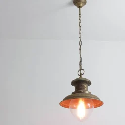 Giovanni Battista Premium Hängeleuchte Außen aus Messing in Bronze* Außenleuchten Antik|Lampen Aus Aller Welt