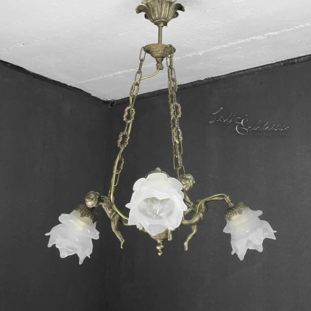 Giovanni Battista Premium Pendelleuchte Putti Bronze* Hängelampen|Esszimmer Lampen