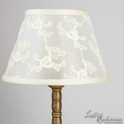 Giovanni Battista Premium Tischleuchte Messing Antik* Messinglampen|Stofflampen