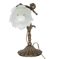 Hot Giovanni Battista Premium Tischleuchte Putte in Bronze