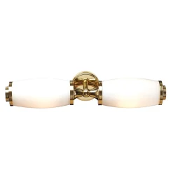 Outlet Elstead Premium Wandlampe Badezimmer IP44 LED aus Messing