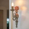 Sale Giovanni Battista Premium Wandlampe Echt-Messing in Bronze Klassisch
