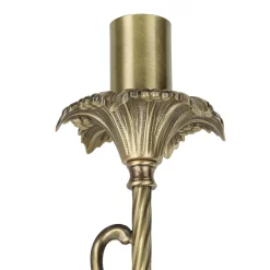 Sale Giovanni Battista Premium Wandlampe Echt-Messing in Bronze Klassisch