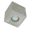 Clearance Sollux Quadratische Betonlampe Decke B:10cm klein GU10