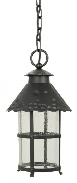 SU-MA Regenfeste Hängelampe Rustikal Aluminium Glas E27* Rustikale Lampen|Metall Lampen