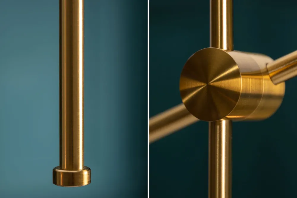 Invicta Interior Retro Deckenleuchte verstellbar Metall E27 in Gold* Deckenleuchten|Bürolampen