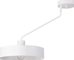 Sigma Retro Deckenleuchte Weiß Metall E27 Ø35 cm auffällig* Deckenleuchten|Wohnzimmerlampen