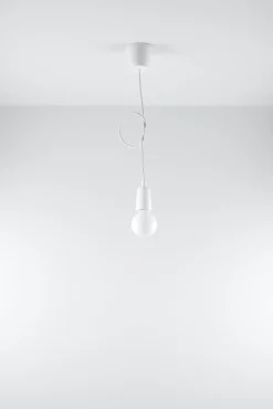 Best Sollux Retro Hängelampe Weiß verstellbar bis 90cm NESSA Küche