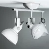 Trio Reality Retro Strahler schwenkbar Weiß 3-flmg E14 GINA* Deckenleuchten|Flurlampen