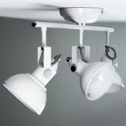 Trio Reality Retro Strahler schwenkbar Weiß 3-flmg E14 GINA* Deckenleuchten|Flurlampen