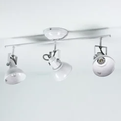 Trio Reality Retro Strahler schwenkbar Weiß 3-flmg E14 GINA* Deckenleuchten|Flurlampen