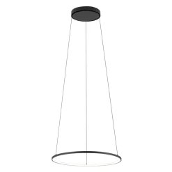 Discount Nowodvorski Ring Kronleuchter LED Schwarz 3000 K 560 lm Ø 45 cm Metall